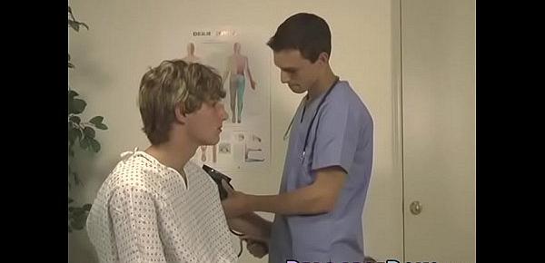  Young doctor fucks his beautiful twink patient